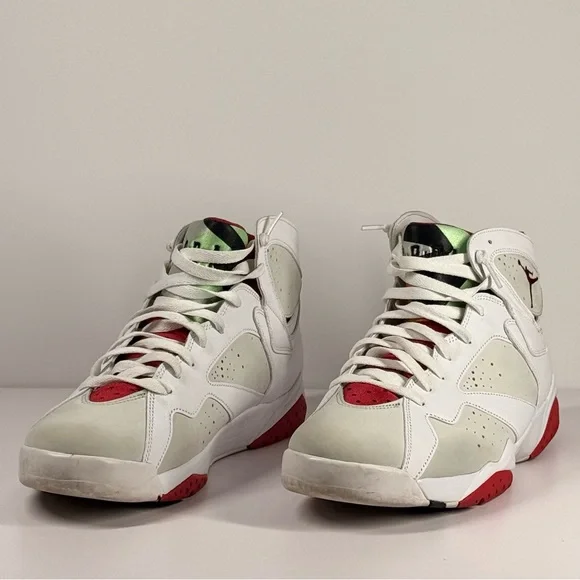 Air Jordan 7 Retro Hare White True Red Men's Size 12 - 304775-125 - Picture 11 of 13